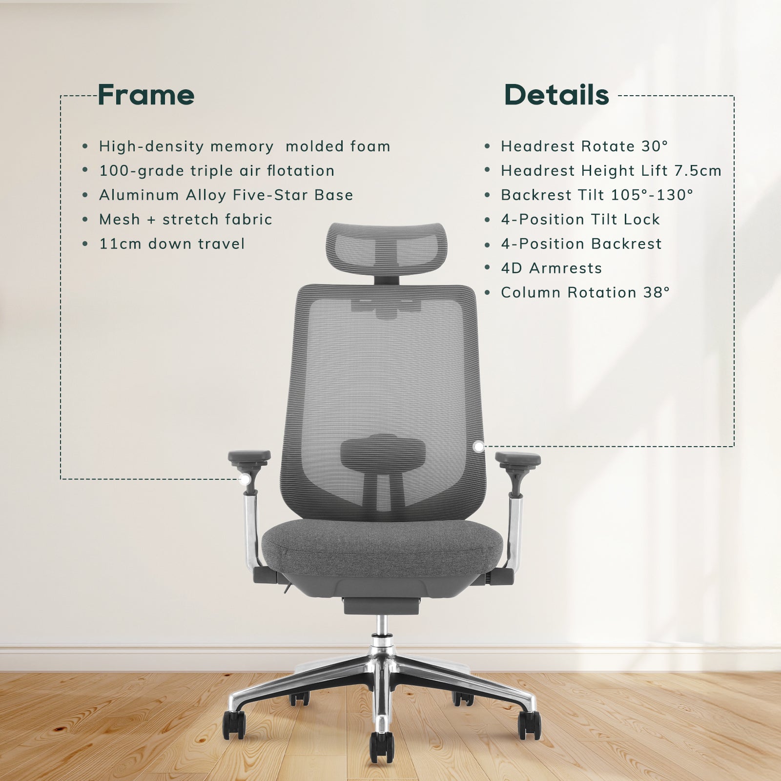 COLAMY ATLAS Executive Ergonomic Office Chair